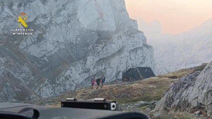 Los montañeros evacuados en León