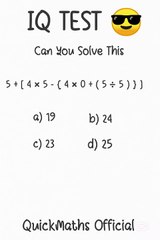 Only High IQ Can Solve 😎