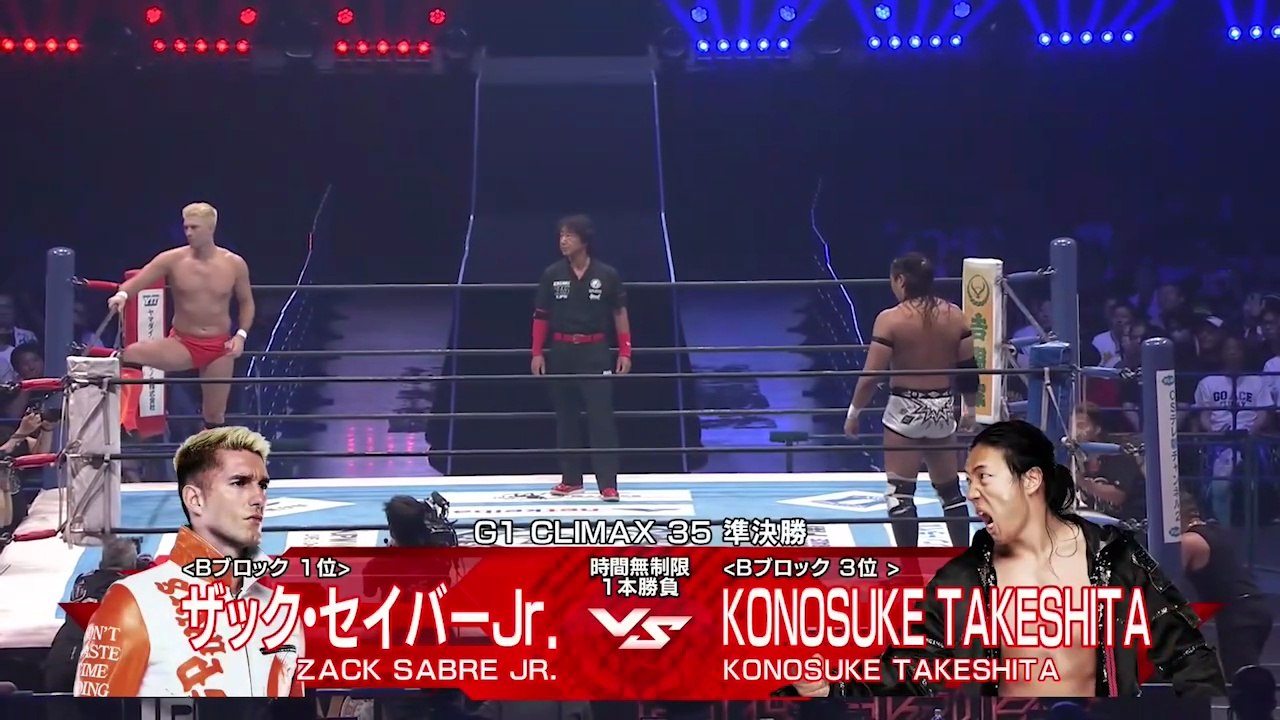 Zack Sabre Jr. vs Konosuke Takeshita - G1 CLIMAX 35 Semifinal: NJPW G1 Climax 35 Day 18 (8/16/2025)
