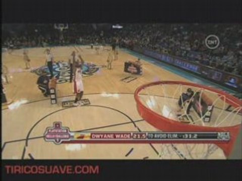 Dwyane Wade Throws NBA Skills Competition