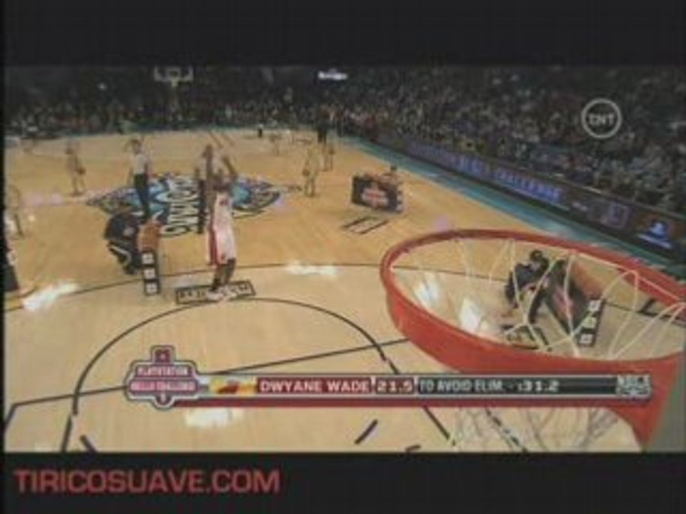 Dwyane Wade Throws NBA Skills Competition