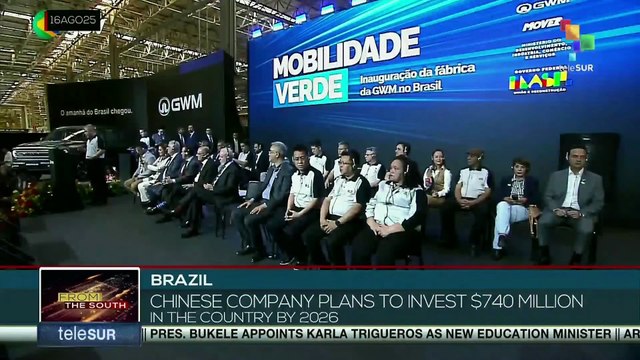 Brazil | Pres. Lula attended inauguration of a Chinese electric vehicle factory