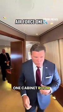 Le journaliste américain Bret Baier de Fox News était à bord de Air Force One et il nous fait visiter en exclusivité la partie présidentielle de l'avion