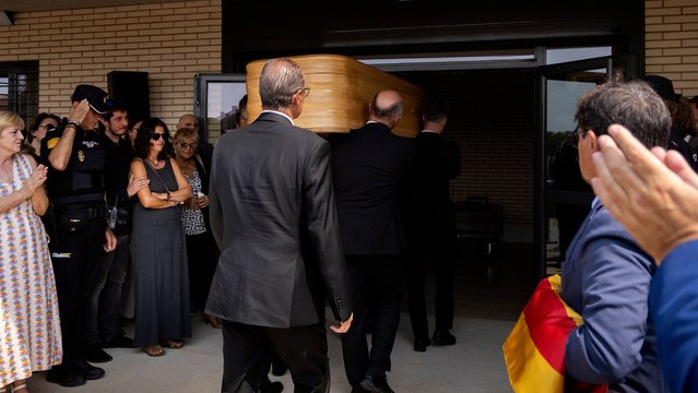 Aragón despide al expresidente de Aragón Javier Lambán