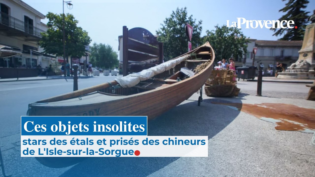 Ces objets insolites stars des étals et prisés des chineurs de L'Isle-sur-la-Sorgue