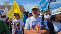 Cientos de personas marchan por la paz en Comayagua