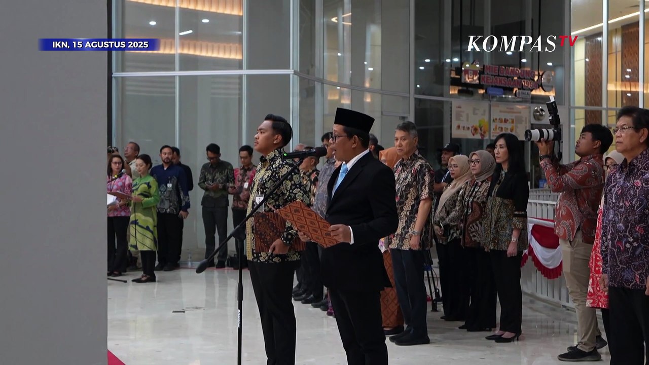Momen Kepala Otorita IKN Kukuhkan 38 Putra-Putri Paskibraka Terbaik Ibu Kota Nusantara