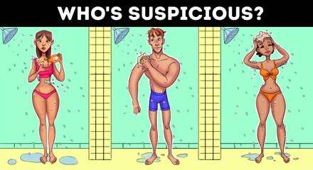 Who Is Dating With Three Guys At The Same Time? 🤫 #brightside #riddles #love #shorts