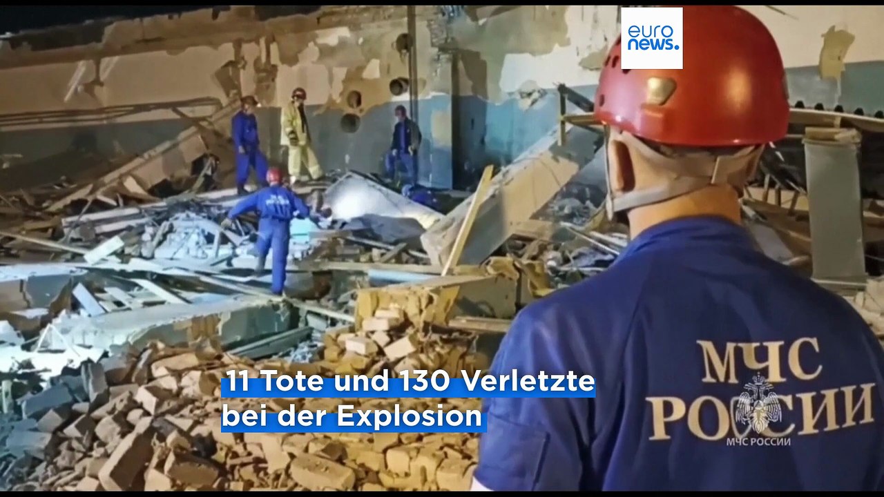 Russland: Tödliche Explosion in einer Schießpulverfabrik