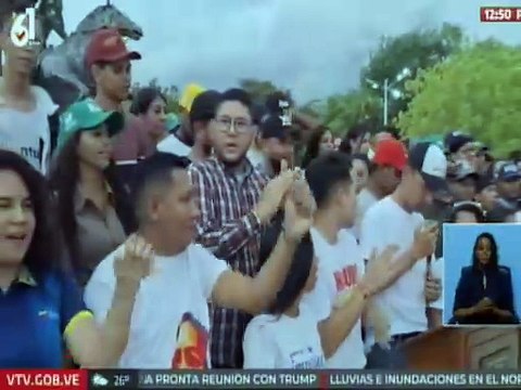 Juventud zuliana alza su voz en defensa y respaldo al presidente Nicolás Maduro
