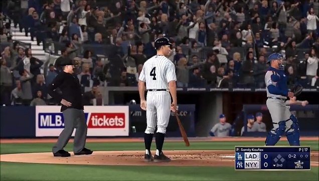 HOFBL Season 2 (World Series Game 1): Koufax outlasts Guidry; Dodgers @ Yankees
