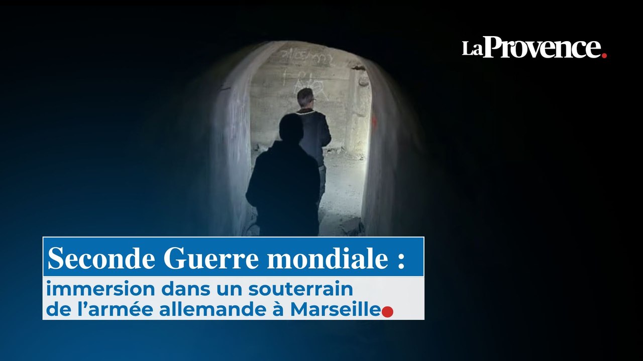 Seconde Guerre mondiale : immersion dans un souterrain de l’armée allemande à Marseille