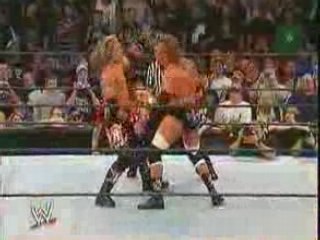 Edge & john cena vs Triple H (Handicap Match)