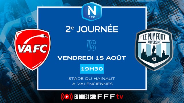J2 I Valenciennes FC – Le Puy Foot 43 (2-1) I National FFF 2025-2026