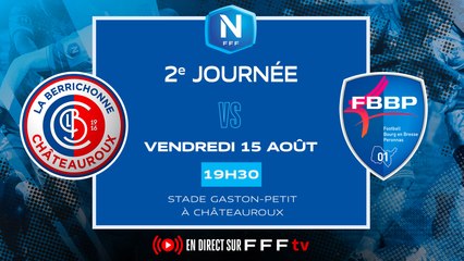 J2 | LB Châteauroux - FBBP01 (2-2) | National FFF 2025-2026