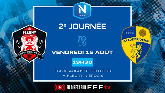 J2 I FC Fleury 91 vs Stade Briochin (4-1) I National FFF 2025-2026