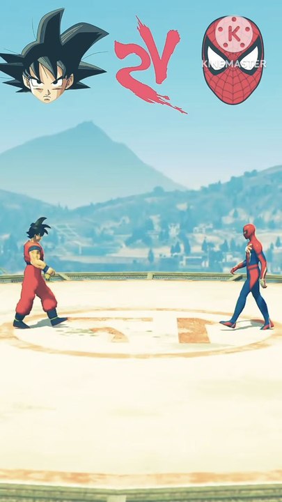 Spider man Vs Goku