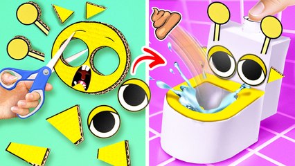 💩HOW TO Build a Toilet From SPRUNKI! 🚽😱 Hilarious DIY Cardboard Crafts You’ll Totally Love!