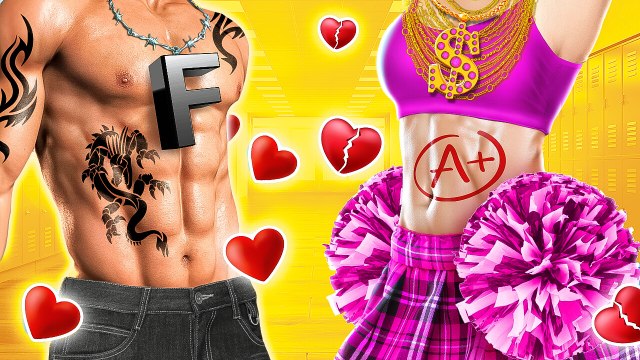 LE DÉFI POPULAIRE VS NERD 😱 🤓 Dessins Faciles au Crayon 📦 Bricolages en Papier par 123 GO