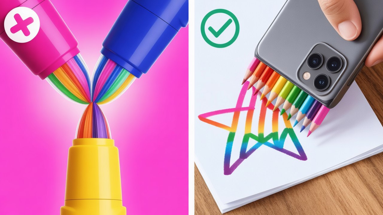 Défis artistiques GIGA RICHE vs SUPER PAUVRE 🎨 Idées d'art DIY faciles et amusantes