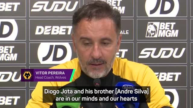 'He will be with us forever' - Pereira reflects on Jota tributes