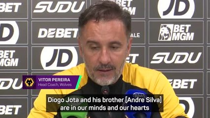 'He will be with us forever' - Pereira reflects on Jota tributes