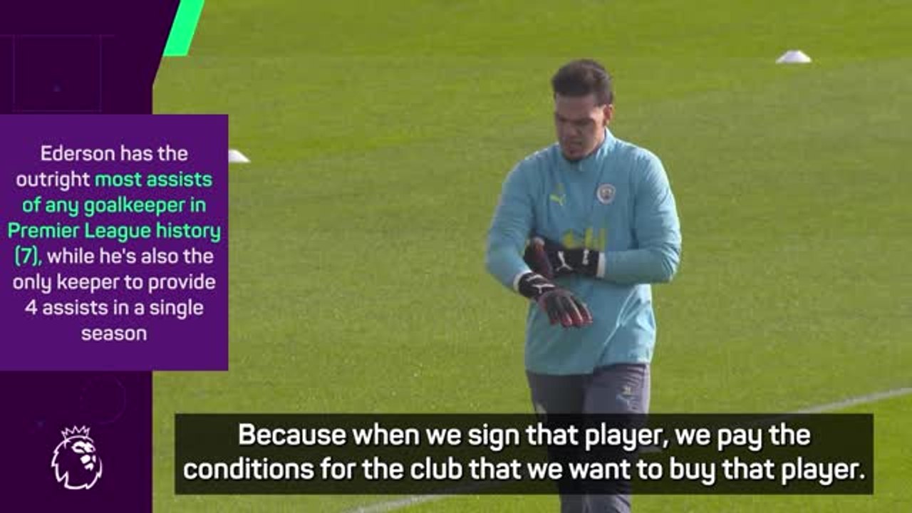 I don't sense Ederson is unhappy at City - Guar...