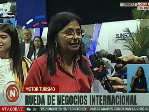 Delcy Rodríguez: Más de 557 acuerdos han sido firmados durante la Rueda de Negocios Internacional