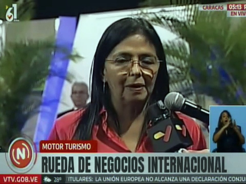 Vicepresidenta Rodríguez: El crecimiento de las rutas turísticas significa que el país está avanzando