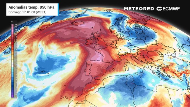 O mapa de anomalias vai inverter-se em breve, passando de anomalias positivas para anomalias negativas ou nulas