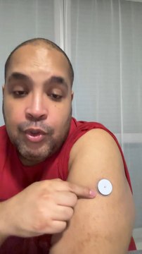 Je remplace mon capteur de glucose 💪🏾 #diabete #diabetique #obesite #pertedepoids #glycemie