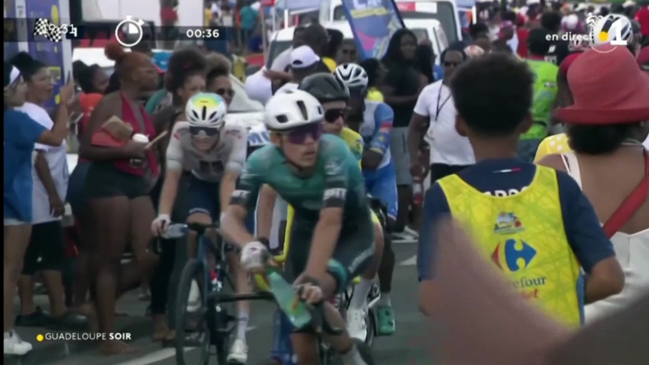 Dernière étape Paul Daumont du #Burkina et le grand vainqueur de la Colombie