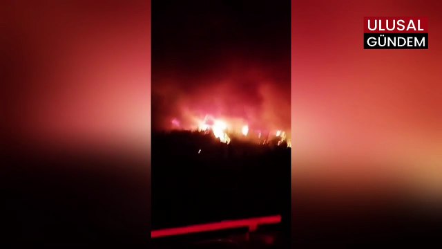 Çanakkale Gelibolu’da orman yangını, 5 köy tahliye edildi