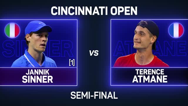 Birthday boy Sinner ends Atmane's dream run to reach Cincinnati final