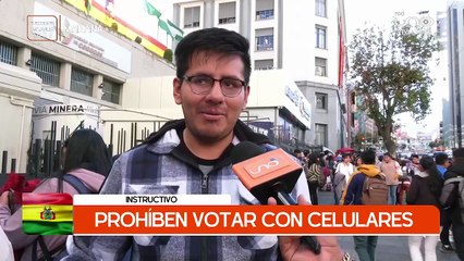 POBLACIÓN OPINA SOBRE LA PROHIBICIÓN DE LOS CELULARES A LA HORA DE VOTAR