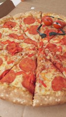 Eaten alive! 😨 Pizza's last stand! 🍕 #foodie #comedy