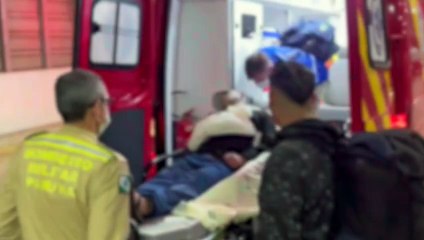 Venezuelano é atropelado na Avenida Brasil, e sofre fratura na clavícula