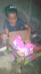 plying girl. #Angerly girl#cute little girl.#unsleepy girl.