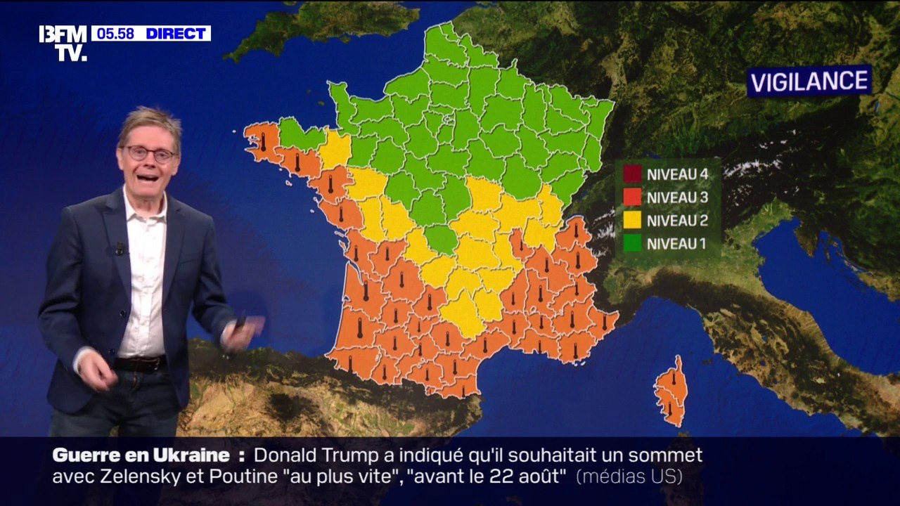 Plusieurs départements sont encore placés en vigilance orange canicule aujourd'hui