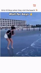 Men vs women in beach Meme Shorts Gone WILD! 😂🔥 Instant Laughs