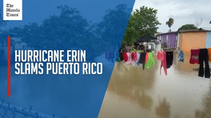 Hurricane Erin causes flooding and downed trees in Puerto Rico