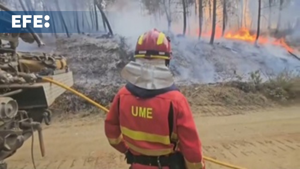 Un bombero muerto eleva a cuatro las víctimas mortales de la oleada de incendios en España