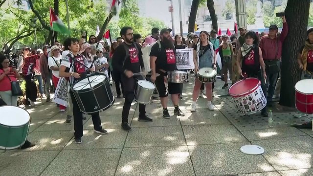 Демонстранты в Мехико требуют разрыва дипотношений с Израилем