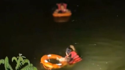 술 취해 호수 뛰어든 40대...경찰이 가까스로 구조 / YTN