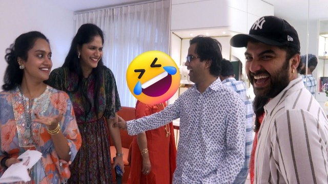 Anudeep KV Hilarious Fun @ Vishwak Sen Sister Jewellery Shop Opening | Filmibeat Telugu