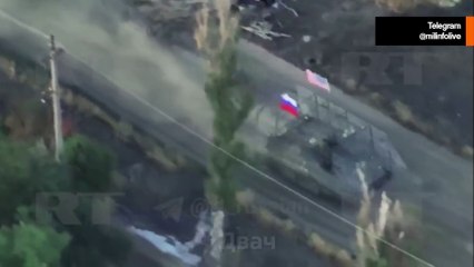 Video: Rusland restaurerer erobret M113 og viser den med amerikanske og russiske flag