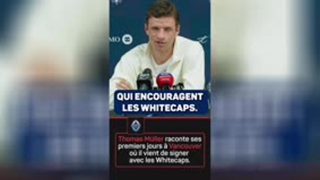 Whitecaps - Müller : Agréable d'aller au supermarché et me détendre entre les citrons et les myrtilles !”