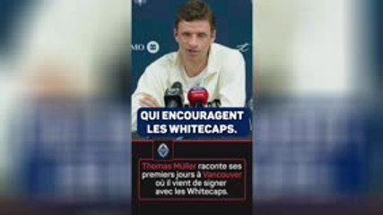 Whitecaps - Müller : "Agréable d'aller au supermarché et me détendre entre les citrons et les myrtilles !”