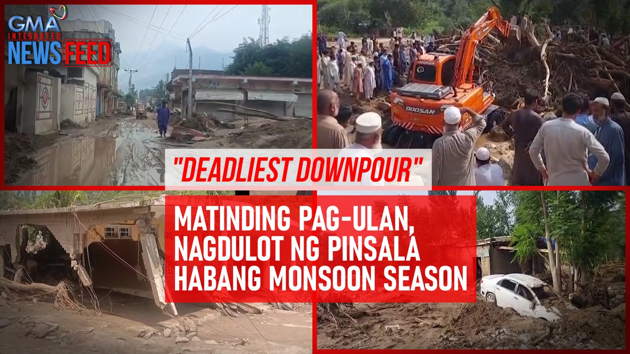 DEADLIEST DOWNPOUR — Matinding pag-ulan, nagdulot ng pinsala | GMA Integrated Newsfeed