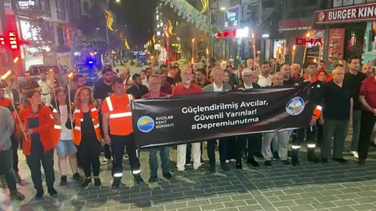 Avcılar’da 17 Ağustos Depremi’nde yaşamını yitirenler anıldı